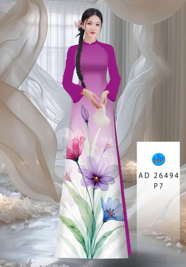Vải Áo Dài Hoa In 3D Sang Trọng AD 26494 3 1761876492 22 Vai Ao Dai Hoa In 3D Sang Trong AD 26494
