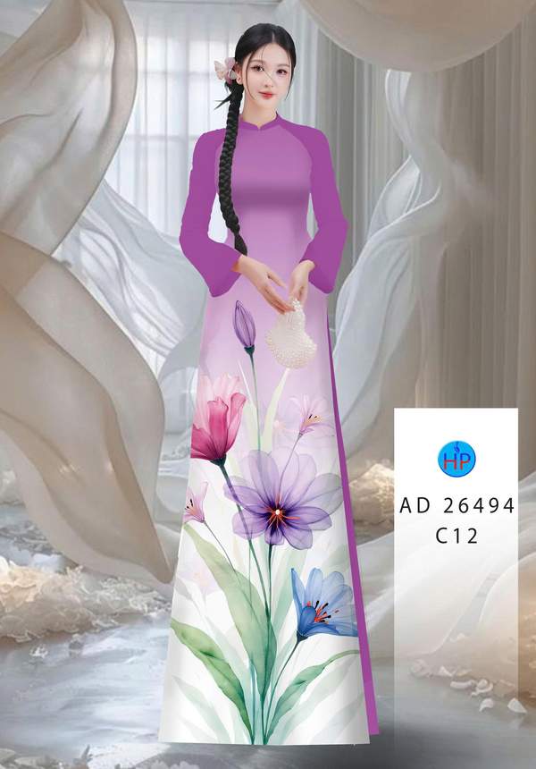 Vải Áo Dài Hoa In 3D Sang Trọng AD 26494 9 1761876493 208 Vai Ao Dai Hoa In 3D Sang Trong AD 26494