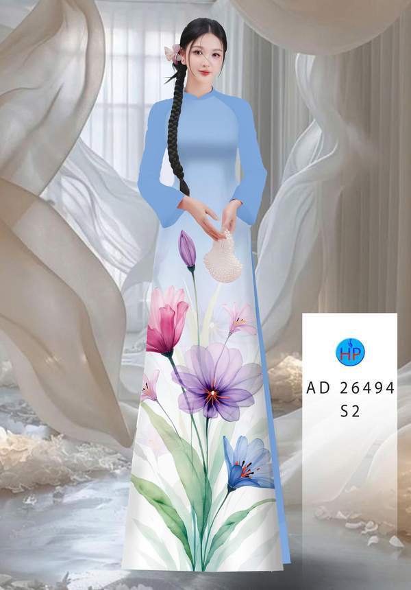 Vải Áo Dài Hoa In 3D Sang Trọng AD 26494 4 1761876493 72 Vai Ao Dai Hoa In 3D Sang Trong AD 26494