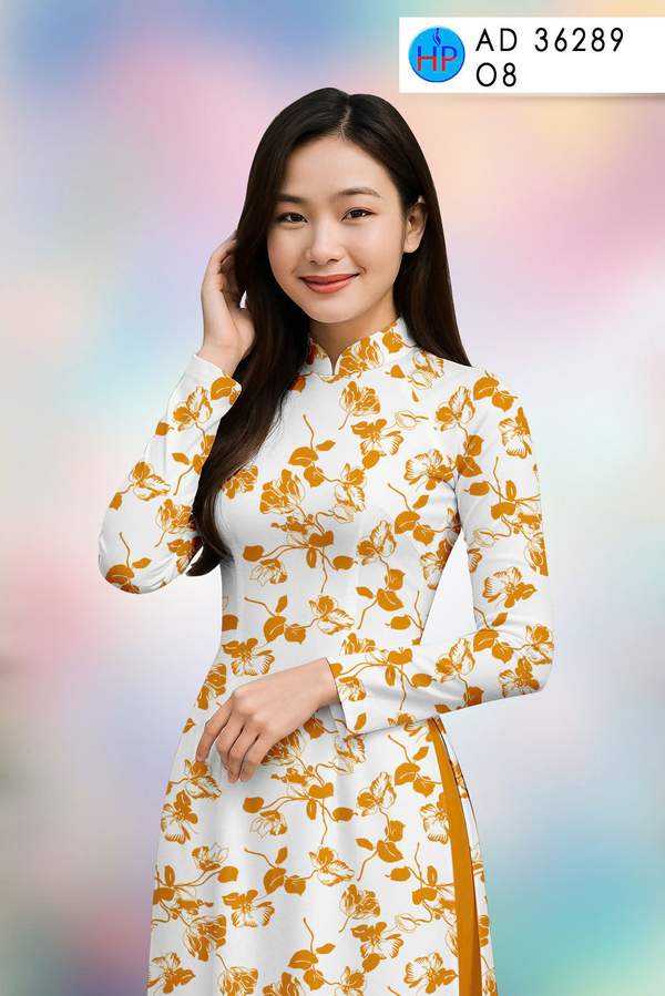 Vải Áo Dài Hoa Đều Độc Đáo AD 36289 2 Vai Ao Dai Hoa Deu Doc Dao AD 36289