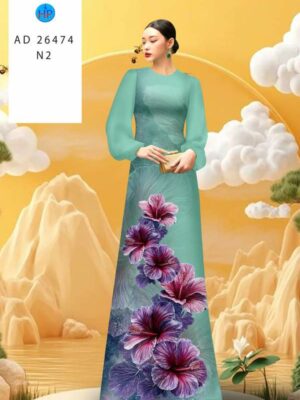 Home 89 Vai Ao Dai Hoa In 3D Thu Hut AD 26474