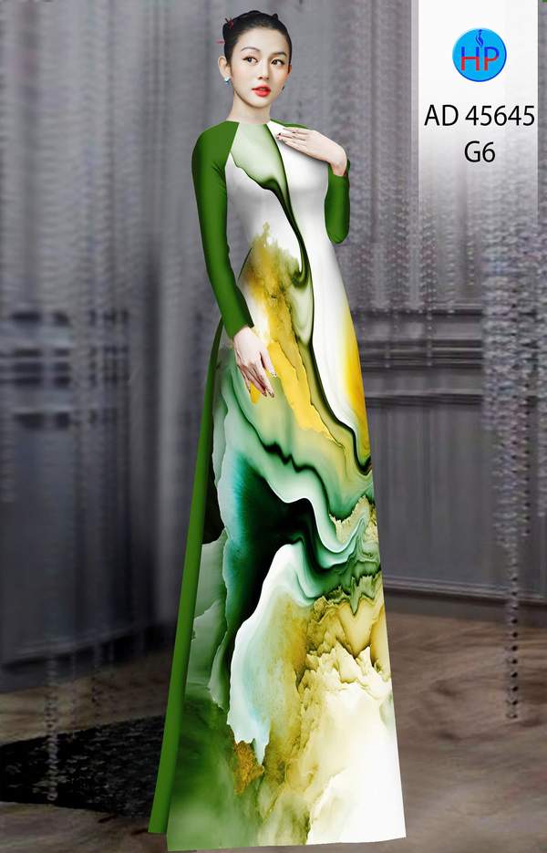 Vải Áo Dài Hoa Văn Vừa Ra AD 45645 1 Vai Ao Dai Hoa Van Vua Ra AD 45645