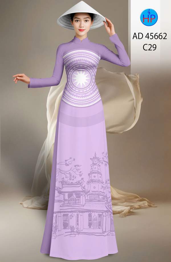 Vải Áo Dài Phong Cảnh Mới Ra AD 45662 1 Vai Ao Dai Phong Canh Moi Ra AD 45662