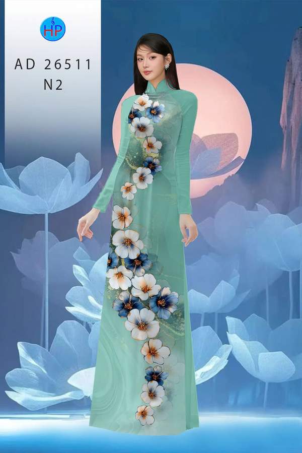 Vải Áo Dài Hoa In 3D Độc Đáo AD 26511 11 1762737709 878 Vai Ao Dai Hoa In 3D Doc Dao AD 26511