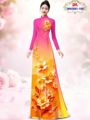 1763517336 123 Vai Ao Dai Hoa In 3D Sang Trong AD MH2501