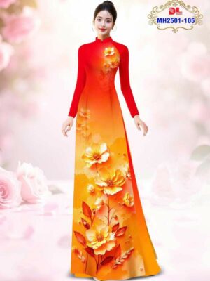 1763517337 120 Vai Ao Dai Hoa In 3D Sang Trong AD MH2501
