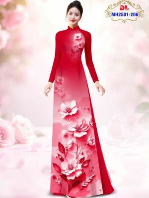 1763517337 376 Vai Ao Dai Hoa In 3D Sang Trong AD MH2501