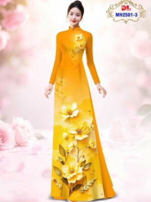 1763517337 853 Vai Ao Dai Hoa In 3D Sang Trong AD MH2501