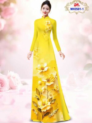 1763517339 657 Vai Ao Dai Hoa In 3D Sang Trong AD MH2501