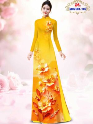 1763517339 65 Vai Ao Dai Hoa In 3D Sang Trong AD MH2501