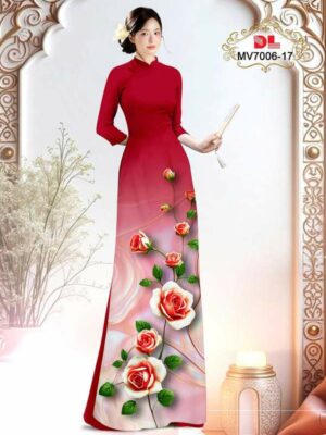 Vải Áo Dài Hoa Hồng Thu Hút AD MV7006 45 1763517785 551 Vai Ao Dai Hoa Hong Thu Hut AD MV7006