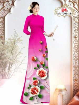 Vải Áo Dài Hoa Hồng Thu Hút AD MV7006 58 1763517786 776 Vai Ao Dai Hoa Hong Thu Hut AD MV7006