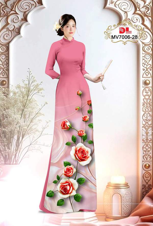 Vải Áo Dài Hoa Hồng Thu Hút AD MV7006 21 1763517786 850 Vai Ao Dai Hoa Hong Thu Hut AD MV7006