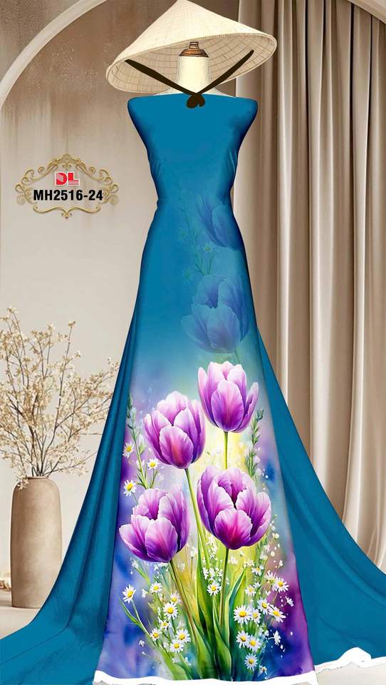 Vải Áo Dài Hoa Tulip Thu Hút AD MH2516 4 1763779694 166 Vai Ao Dai Hoa Tulip Thu Hut AD MH2516