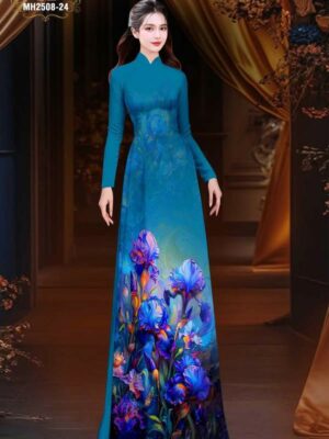 1763780562 354 Vai Ao Dai Hoa In 3D Thu Hut AD MH2508
