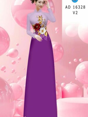 1764301135 302 Vai Ao Dai Hoa In 3D Vua Ra AD 16328