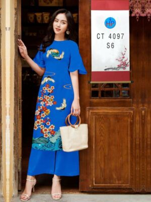 Home 89 Vai Ao Dai Don Tet Sang Trong AD CT4097