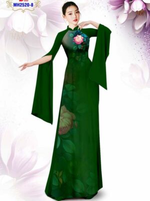 Vai Ao Dai Hoa In 3D Sang Trong AD MH2520