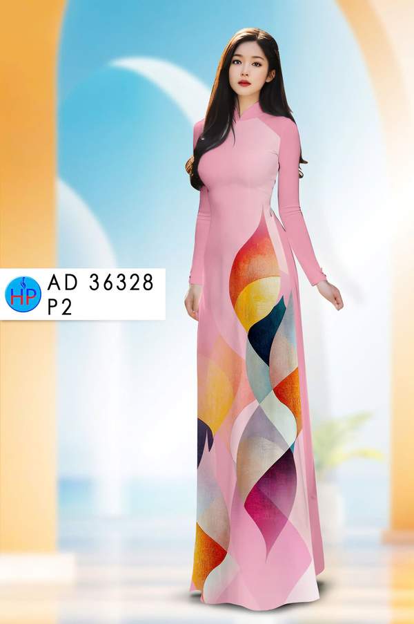 Vải Áo Dài Hoa In 3D Vừa Ra AD 36328 1 Vai Ao Dai Hoa In 3D Vua Ra AD 36328