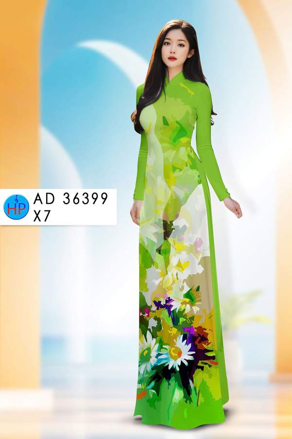 Vải Áo Dài Hoa In 3D Vừa Ra AD 36399 1 Vai Ao Dai Hoa In 3D Vua Ra AD 36399