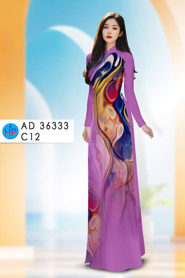 Vải Áo Dài Hoa Văn Sang Trọng AD 36333 1 Vai Ao Dai Hoa Van Sang Trong AD 36333