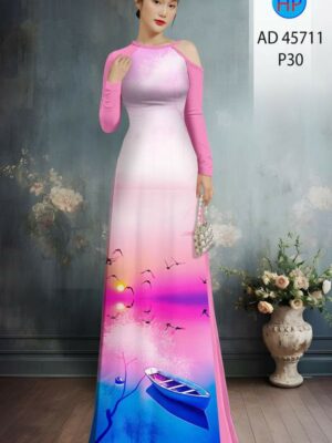 Vai Ao Dai Phong Canh Kieu Moi AD 45711