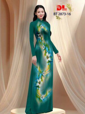 Vải Áo Dài Hoa In 3D Kiểu Mới AD BT2873 37 vai ao dai sang trong mwdk