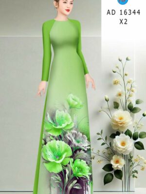 1764725827 632 Vai Ao Dai Hoa In 3D Sang Trong AD 16344
