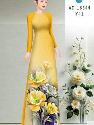 1764725828 115 Vai Ao Dai Hoa In 3D Sang Trong AD 16344