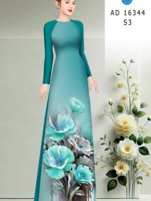 1764725828 152 Vai Ao Dai Hoa In 3D Sang Trong AD 16344