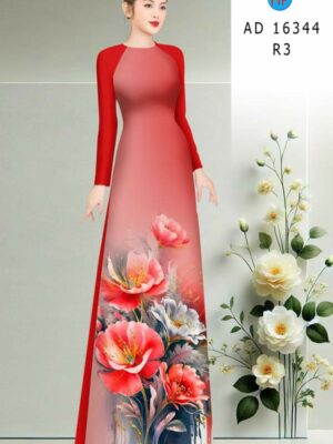 1764725828 618 Vai Ao Dai Hoa In 3D Sang Trong AD 16344