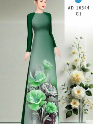 1764725829 373 Vai Ao Dai Hoa In 3D Sang Trong AD 16344
