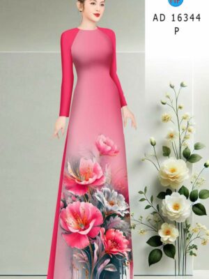 1764725829 772 Vai Ao Dai Hoa In 3D Sang Trong AD 16344