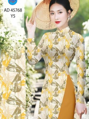 Vải Áo Dài In Hình Lá Vừa Ra AD 45768 21 1764814221 432 Vai Ao Dai In Hinh La Vua Ra AD 45768