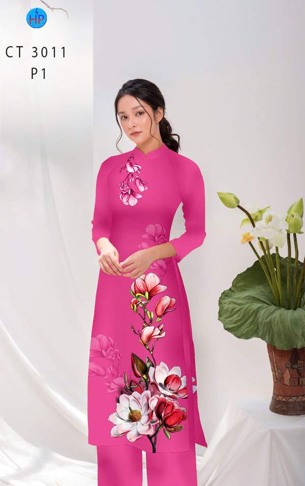 Vải Áo Dài Hoa In 3D Độc Đáo AD CT3011 3 1764900815 723 Vai Ao Dai Hoa In 3D Doc Dao AD CT3011
