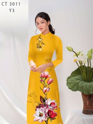 Vải Áo Dài Hoa In 3D Độc Đáo AD CT3011 33 1764900816 75 Vai Ao Dai Hoa In 3D Doc Dao AD CT3011