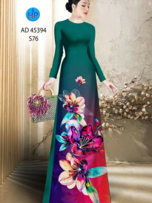 1765160256 32 Vai Ao Dai Hoa In 3D Vua Ra AD 45394