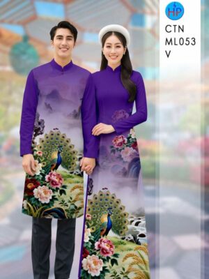 Vải Áo Dài Cặp Đôi Chim Công Thiết Kế 2025 AD CTN ML053 14 1765330783 641 Vai Ao Dai Cap Doi Chim Cong Thiet Ke 2025