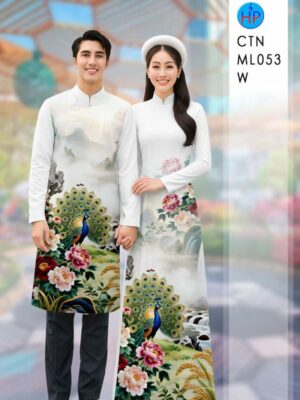Vải Áo Dài Cặp Đôi Chim Công Thiết Kế 2025 AD CTN ML053 17 1765330783 724 Vai Ao Dai Cap Doi Chim Cong Thiet Ke 2025