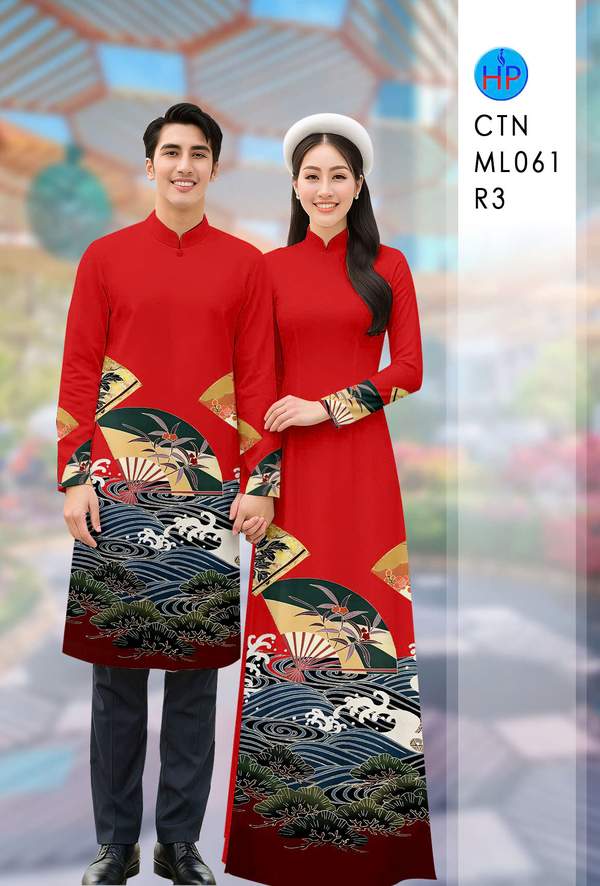 Vải Áo Dài Cặp Đôi Hoa In 3D Thiết Kế 2025 AD CTNML061 5 1765778987 264 Vai Ao Dai Cap Doi Hoa In 3D Thiet Ke