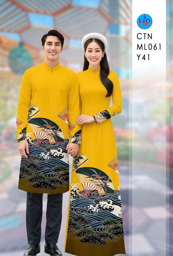 Vải Áo Dài Cặp Đôi Hoa In 3D Thiết Kế 2025 AD CTNML061 6 1765778987 657 Vai Ao Dai Cap Doi Hoa In 3D Thiet Ke