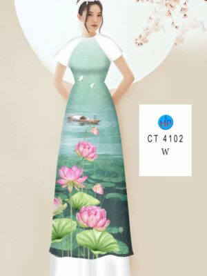 1766368338 564 Vai Ao Dai Hoa Sen Thiet Ke 2025 AD CT4102