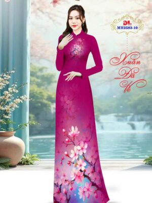 1766800774 689 Vai Ao Dai Hoa Dao Don Tet Vua Ra AD