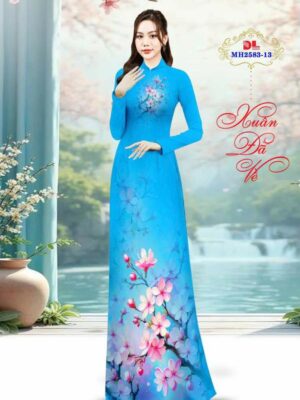 1766800774 784 Vai Ao Dai Hoa Dao Don Tet Vua Ra AD