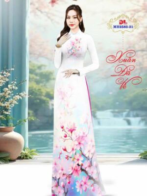 1766800775 147 Vai Ao Dai Hoa Dao Don Tet Vua Ra AD