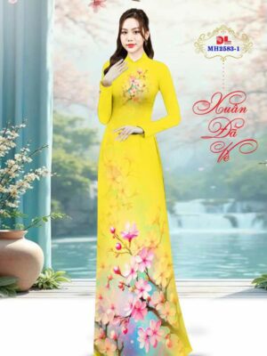 1766800775 362 Vai Ao Dai Hoa Dao Don Tet Vua Ra AD