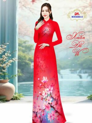 1766800775 411 Vai Ao Dai Hoa Dao Don Tet Vua Ra AD