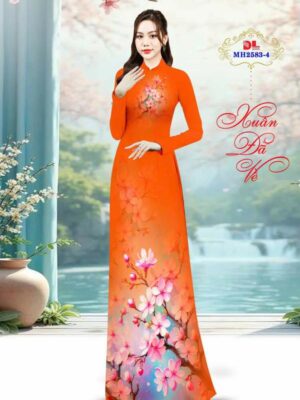 1766800775 786 Vai Ao Dai Hoa Dao Don Tet Vua Ra AD