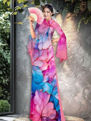 1766801194 315 Vai Ao Dai Hoa In 3d Kieu Moi AD MV7097