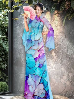 1766801196 763 Vai Ao Dai Hoa In 3d Kieu Moi AD MV7097